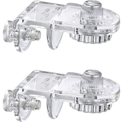 Angelluck 2 Pack Fish Tank Net Holder Acrylic Anti-Jump Screen Net Clamp Fixed Clip Aquarium Cover Holder Clips Easy to Install aquarium screen net cover kit fish tank anti jump net cover Angelluck 2 Pack Fish Tank Net Holder Acrylic Anti-Jump Screen Net Clamp Fixed Clip Aquarium Cover Holder Clips Easy to Install aquarium screen net cover kit fish tank anti jump net cover