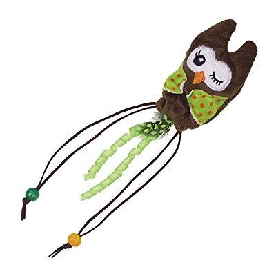 Nobby Plush Owl with Wooden Ball - 25 cm - Cat Toy Nobby Plush Owl with Wooden Ball - 25 cm - Cat Toy
