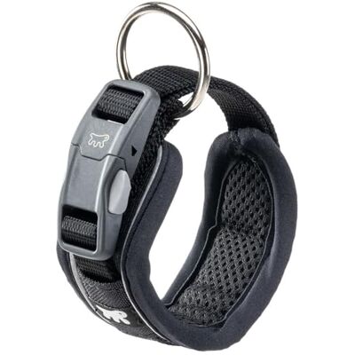 Ferplast Dog Collar GENIUS C15/35, Reflective, Breathable, Adjustable, Quick Release Magnetic Closure, Collar for Small Size Dogs, Soft Padding, Black Ferplast Dog Collar GENIUS C15/35, Reflective, Breathable, Adjustable, Quick Release Magnetic Closure, Collar for Small Size Dogs, Soft Padding, Black