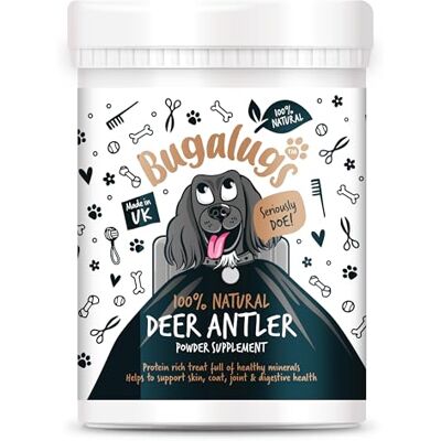 Bugalugs - Deer Antlers Supplement - Powder - Dog supplement Bugalugs - Deer Antlers Supplement - Powder - Dog supplement