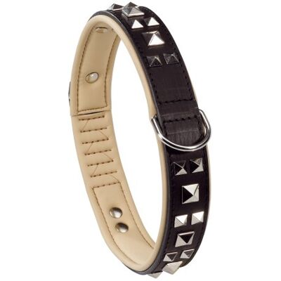Ferplast Giotto Luxor Black Collar - Adjustable Leather Dog Collar - 6 Sizes Ferplast Giotto Luxor Black Collar - Adjustable Leather Dog Collar - 6 Sizes
