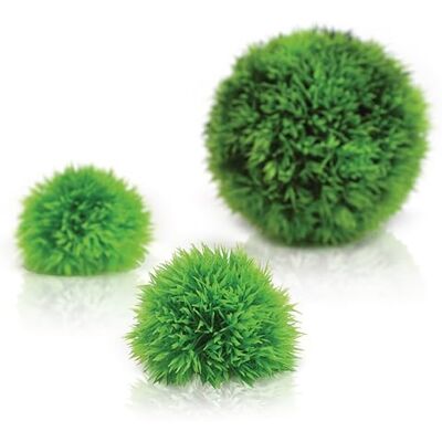 biOrb Fish Tank Decorations, Aquatic Topiary Ball (3 x Green Aquarium Plants), Artificial Fish Tank Plants To Add Colour & Interest, Beautiful & Natural-Looking Aquarium Decor For Scenic Background biOrb Fish Tank Decorations, Aquatic Topiary Ball (3 x Green Aquarium Plants), Artificial Fish Tank Plants To Add Colour & Interest, Beautiful & Natural-Looking Aquarium Decor For Scenic Background