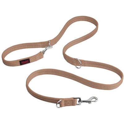 Halti Training Lead Professional No-Pull Double-Ended Dog Lead, Lightweight, Soft & Durable, Ideal for Obedience Training & Everyday Walks with Dogs and Puppies (Size Large, Desert Sand, 2m) Halti Training Lead Professional No-Pull Double-Ended Dog Lead, Lightweight, Soft & Durable, Ideal for Obedience Training & Everyday Walks with Dogs and Puppies (Size Large, Desert Sand, 2m)