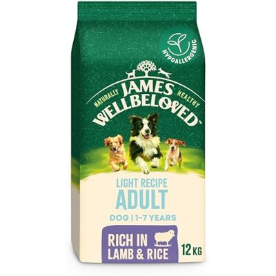 James Wellbeloved - Light - Lamb Rice - 12kg - Dog Food James Wellbeloved - Light - Lamb Rice - 12kg - Dog Food