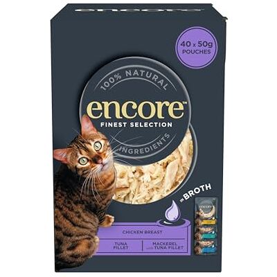 Encore - 4x50g - Chicken - Fish - Wet Cat Food Pouch Encore - 4x50g - Chicken - Fish - Wet Cat Food Pouch