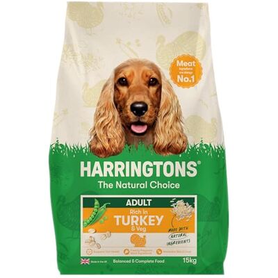 Harringtons - Complete Turkey Veg - 15kg - Dog Food Harringtons - Complete Turkey Veg - 15kg - Dog Food