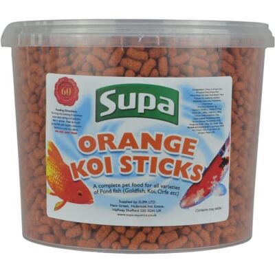 Supa Koi - Orange Pond Sticks - Pond Fish Food Supa Koi - Orange Pond Sticks - Pond Fish Food