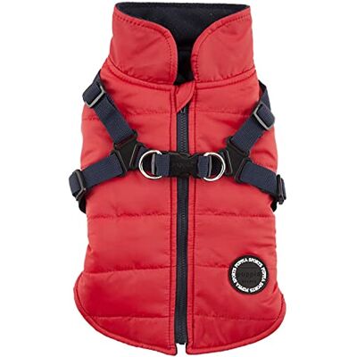 Puppia New Mountaineer Coat, Large, Red Puppia New Mountaineer Coat, Large, Red