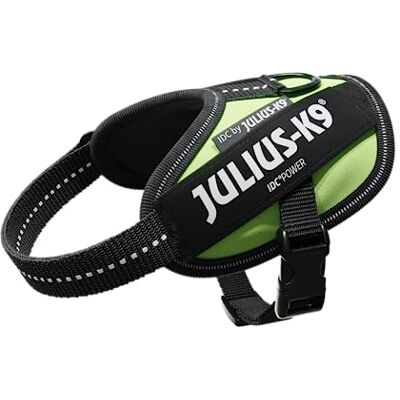 Julius-K9 IDC Powerharness, 2XS, no pull dog harness, Neon Green Julius-K9 IDC Powerharness, 2XS, no pull dog harness, Neon Green