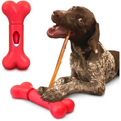 GoSports Chew Champ Bully Stick Holder for Dogs Securely Holds Bully Sticks to Help Prevent Choking 8 Inch Size GoSports Chew Champ Bully Stick Holder for Dogs Securely Holds Bully Sticks to Help Prevent Choking 8 Inch Size