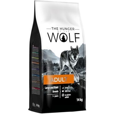 Hunger of The Wolf Large-Giant Breed Dog Food - Adult Dogs - 14kg Hunger of The Wolf Large-Giant Breed Dog Food - Adult Dogs - 14kg