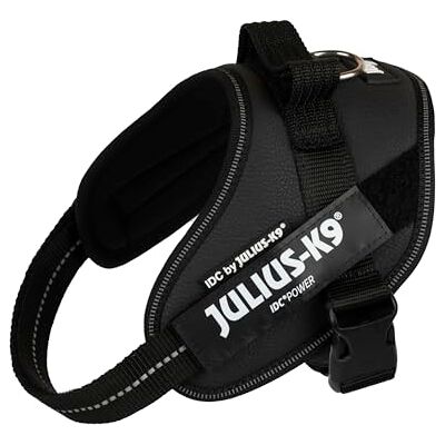 Julius-K9 IDC Powerharness, Size: Mini/S, Black Faux Leather Julius-K9 IDC Powerharness, Size: Mini/S, Black Faux Leather