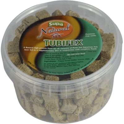 Supa Natural - Tubifex Cubes - 500 ml - Fish Food Supa Natural - Tubifex Cubes - 500 ml - Fish Food