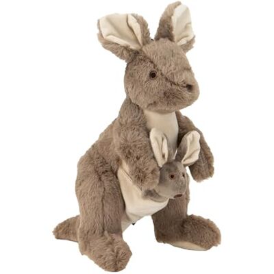 Ancol Cuddle Kangaroo & Joey Squeaking Dog Toy 31cm Soft, Plush Comfort Toy for Gentle Play & Cuddling Ancol Cuddle Kangaroo & Joey Squeaking Dog Toy 31cm Soft, Plush Comfort Toy for Gentle Play & Cuddling