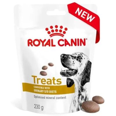 ROYAL CANIN Urinary S/O Dog Treats 6 x 230g Packs Snacks for All Adult Adult Dog Breeds Optimised Mineral Content Resealable Bag ROYAL CANIN Urinary S/O Dog Treats 6 x 230g Packs Snacks for All Adult Adult Dog Breeds Optimised Mineral Content Resealable Bag