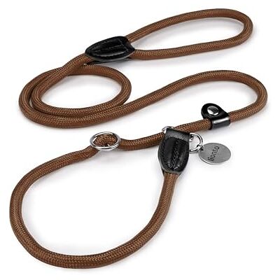 Dog Leash - 170 cm Brown - Training & Traction Dog Leash - 170 cm Brown - Training & Traction