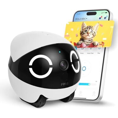 what the pet Enabot ROLA Mini Funny Pet Companion Robot what the pet Enabot ROLA Mini Funny Pet Companion Robot