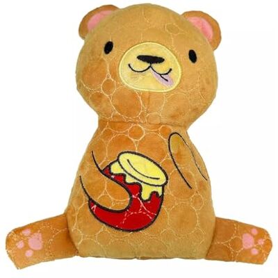 Bite Force Coachi Wildlife Tough Plush Toy for Dogs Built with Kevlar, Multi-Layered with Reinforced Seams, Durable Dog Toy. Squeaker for Interactive Play. Ideal for Strong Chewers (Bear) Bite Force Coachi Wildlife Tough Plush Toy for Dogs Built with Kevlar, Multi-Layered with Reinforced Seams, Durable Dog Toy. Squeaker for Interactive Play. Ideal for Strong Chewers (Bear)