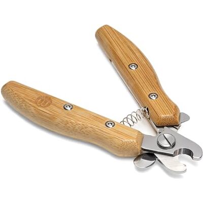 Mikki Bamboo Claw Clipper For Dogs & Cats, With Safety Stop to Reduce Risk of Over Clipping, Micro-serrated Blades for a Clean Cut, Blade Lock for Safe Storage, Suitable for All Pets, Small Mikki Bamboo Claw Clipper For Dogs & Cats, With Safety Stop to Reduce Risk of Over Clipping, Micro-serrated Blades for a Clean Cut, Blade Lock for Safe Storage, Suitable for All Pets, Small