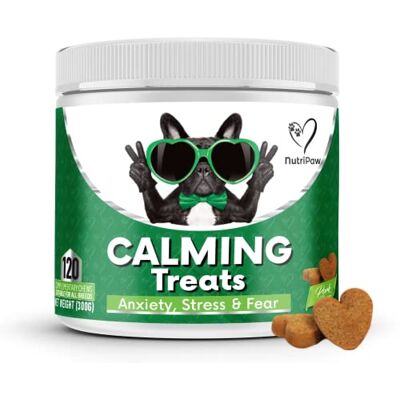 NutriPaw - Calming - Stress - 120 Chews - Dog Treats NutriPaw - Calming - Stress - 120 Chews - Dog Treats