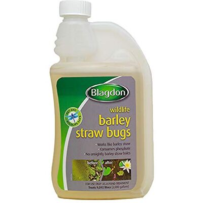 Blagdon - Natural Barley Straw Bugs - 500ml - Pond Treatment Blagdon - Natural Barley Straw Bugs - 500ml - Pond Treatment