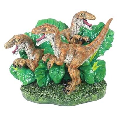 Penn-Plax Jurassic Velociraptor Aquarium Ornament, Small Penn-Plax Jurassic Velociraptor Aquarium Ornament, Small
