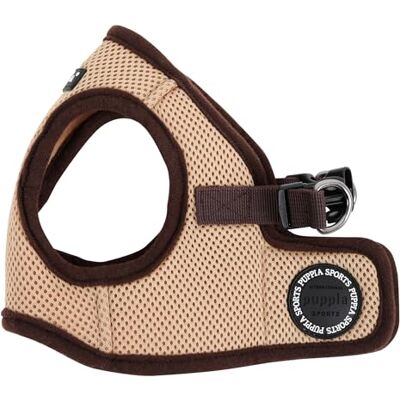 Puppia Soft Jacket Harness, Medium, Beige Puppia Soft Jacket Harness, Medium, Beige
