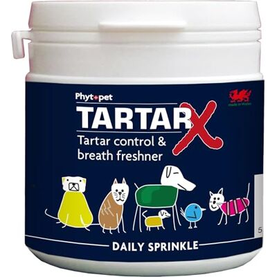 Phytopet TartarX Plaque and Tartar Remover for Teeth, Cat and Dog Breath Freshener, All Natural Cat and Dog Dental Care, 300g 100% Herbal Pet Supplies Phytopet TartarX Plaque and Tartar Remover for Teeth, Cat and Dog Breath Freshener, All Natural Cat and Dog Dental Care, 300g 100% Herbal Pet Supplies