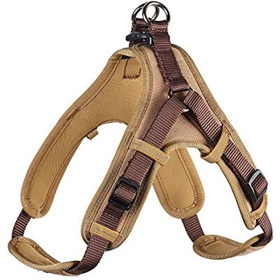 HUNTER Vario Quick Neoprene Harness, Large, 67-80 cm, 25 mm, Brown/Caramel HUNTER Vario Quick Neoprene Harness, Large, 67-80 cm, 25 mm, Brown/Caramel