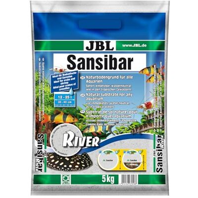 JBL Sansibar River 5kg - Fine White Gravel Aquarium Substrate - Supports Plant Growth JBL Sansibar River 5kg - Fine White Gravel Aquarium Substrate - Supports Plant Growth