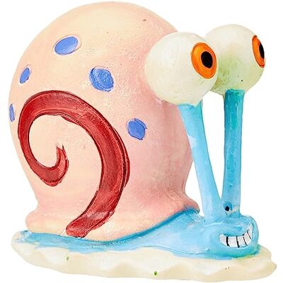 Penn-Plax Gary Resin Aquarium Ornament Durable Resin Aquarium Ornament with a Sturdy Base, Bringing Bikini Bottom Character to Freshwater and Saltwater Fish Tanks Penn-Plax Gary Resin Aquarium Ornament Durable Resin Aquarium Ornament with a Sturdy Base, Bringing Bikini Bottom Character to Freshwater and Saltwater Fish Tanks