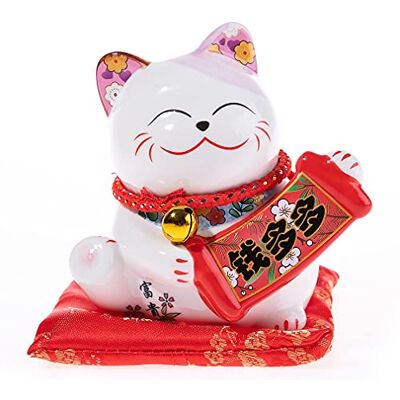 Japanische Katze White - Decorative Figur Japanische Katze White - Decorative Figur