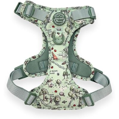 Pawsome Paws Boutique 100 Aker Woods Extra Small Tough Trails Dog Harness Adjustable Disney Design No Pull Harness with Reflective Trim & Sturdy Buckle Pawsome Paws Boutique 100 Aker Woods Extra Small Tough Trails Dog Harness Adjustable Disney Design No Pull Harness with Reflective Trim & Sturdy Buckle