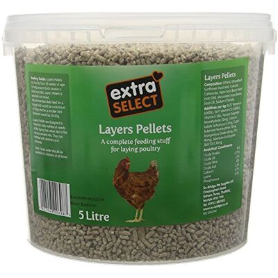 Extra Select - Complete Layers Pellets - 5 Litre - Poultry feed pellets Extra Select - Complete Layers Pellets - 5 Litre - Poultry feed pellets