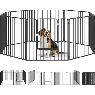 PawHut 80cm Heavy-Duty Dog Playpen - Dog Playpen PawHut 80cm Heavy-Duty Dog Playpen - Dog Playpen
