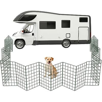 P Dot Wolf 8ft Foldable Dog Fence Portable Outdoor Puppy Play Pen P Dot Wolf 8ft Foldable Dog Fence Portable Outdoor Puppy Play Pen