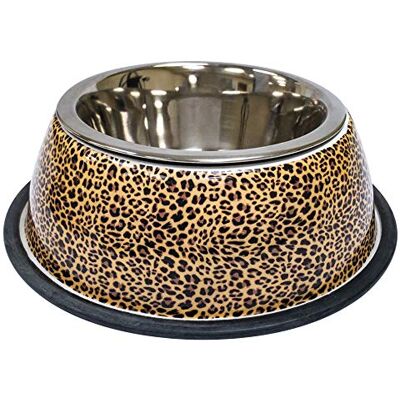 Croci Steel Bowl Animalier Leopard 200ml Croci Steel Bowl Animalier Leopard 200ml
