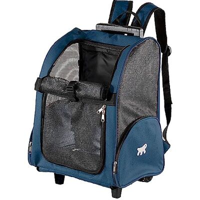 FERPLAST Small Pet Trolley Carrier - Pet Carrier FERPLAST Small Pet Trolley Carrier - Pet Carrier