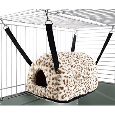 Little-Friends - Cuddle Up Igloo Hammock - Cheetah Print - Ferret Little-Friends - Cuddle Up Igloo Hammock - Cheetah Print - Ferret