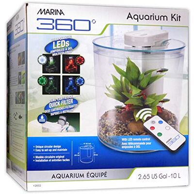 Marina - 360 - 10 Litre - Remote Lighting - Aquarium Marina - 360 - 10 Litre - Remote Lighting - Aquarium
