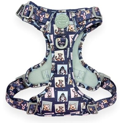 Pawsome Paws Boutique Winnie + Friends Extra Small Tough Trails Dog Harness Adjustable Disney Design No Pull Harness with Reflective Trim & Sturdy Buckle Pawsome Paws Boutique Winnie + Friends Extra Small Tough Trails Dog Harness Adjustable Disney Design No Pull Harness with Reflective Trim & Sturdy Buckle
