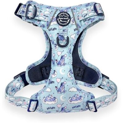 Pawsome Paws Boutique Eeyore Medium Tough Trails Dog Harness Adjustable Disney Design No Pull Harness with Reflective Trim & Sturdy Buckle Pawsome Paws Boutique Eeyore Medium Tough Trails Dog Harness Adjustable Disney Design No Pull Harness with Reflective Trim & Sturdy Buckle