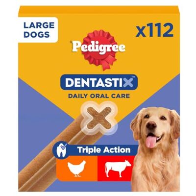 Pedigree DentaStix 112 Sticks - Dog Dental Chews for Large Dogs Pedigree DentaStix 112 Sticks - Dog Dental Chews for Large Dogs
