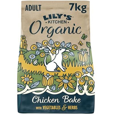 Lily's Kitchen Lily’s Kitchen Made with Natural Ingredients Adult Dry Dog Food Organic Chicken Bake Balanced Nutrition 7kg Lily's Kitchen Lily’s Kitchen Made with Natural Ingredients Adult Dry Dog Food Organic Chicken Bake Balanced Nutrition 7kg
