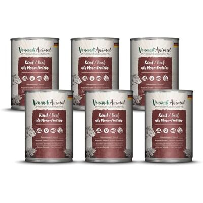 Venandi Beef Wet Cat Food - Sensitive & Natural - 2.4 kg Venandi Beef Wet Cat Food - Sensitive & Natural - 2.4 kg
