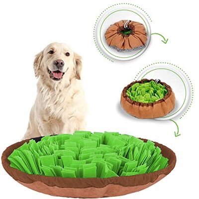 Care+ Snuffle Mat for Dogs & Puppies Washable Training Puzzle Toy for Large & Small Breeds Game for Boredom & Feeding Mat for Brain Stimulation & Stress Relief Pet Foraging Mat for Smell Training Care+ Snuffle Mat for Dogs & Puppies Washable Training Puzzle Toy for Large & Small Breeds Game for Boredom & Feeding Mat for Brain Stimulation & Stress Relief Pet Foraging Mat for Smell Training