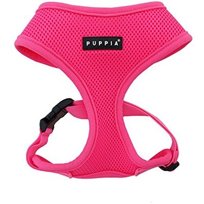 Puppia Neon Dog Harness, Small, Pink Puppia Neon Dog Harness, Small, Pink