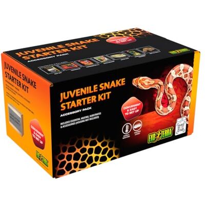 Exo Terra Juvenile Snake Terrrarium & Vivarium Accessory Kit – Habitat Supplies for Juvenile Snakes and Hatchlings Exo Terra Juvenile Snake Terrrarium & Vivarium Accessory Kit – Habitat Supplies for Juvenile Snakes and Hatchlings