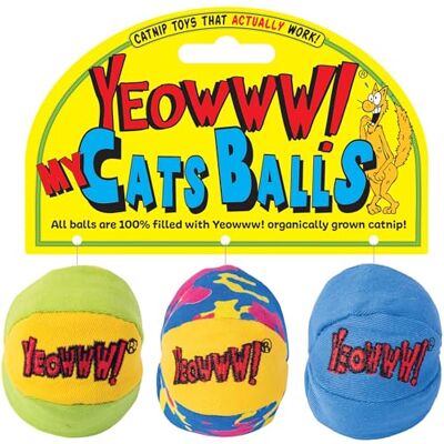 YEOWWW MY 3 CAT BALLS YEOWWW MY 3 CAT BALLS