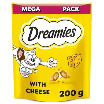 Dreamies - Mega Pack - Cheese - 6 Pouches - Cat Treats Dreamies - Mega Pack - Cheese - 6 Pouches - Cat Treats